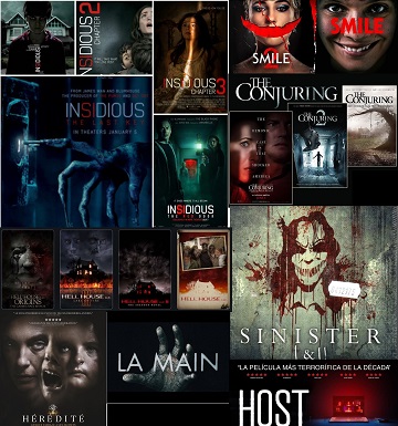 Collection des meilleurs films d horreur